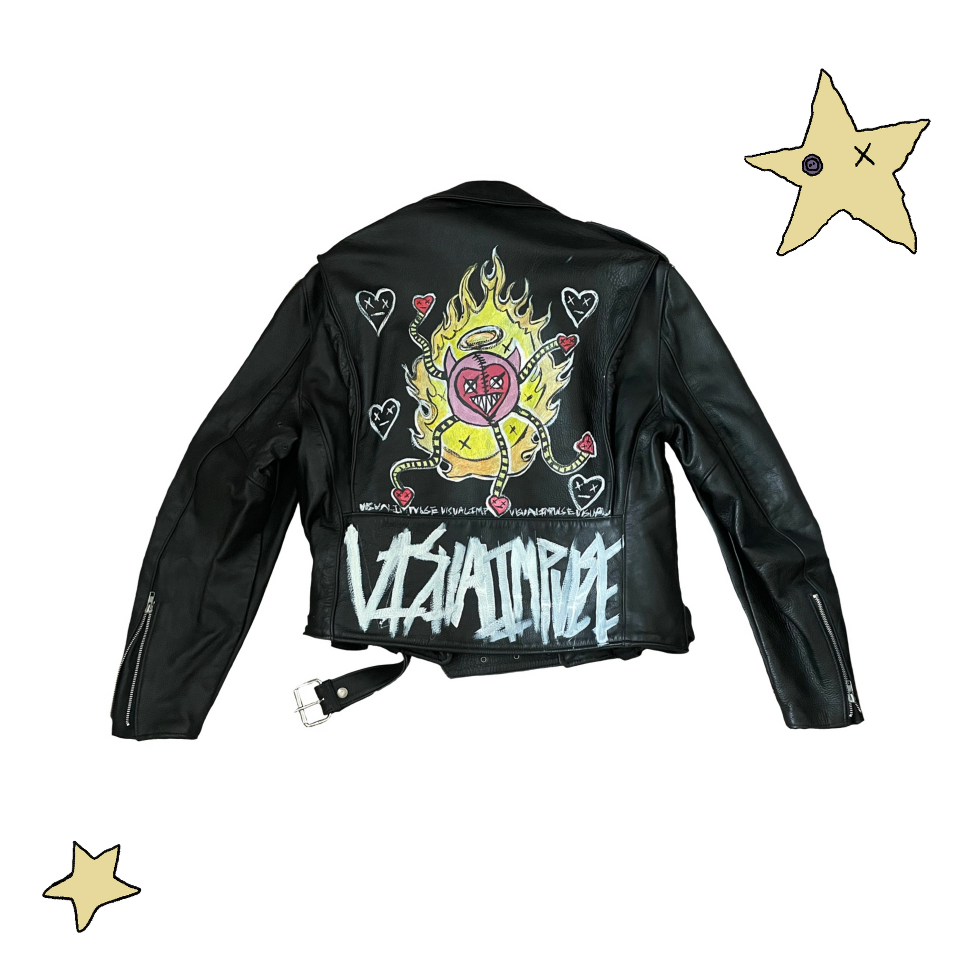 DEVIL LEATHER Jacket – VISUAL IMPULSE